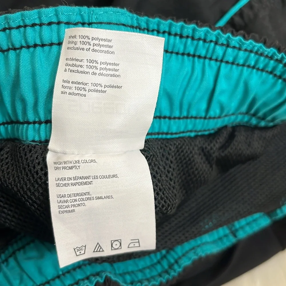 Speedo Black Gray Swim Shorts